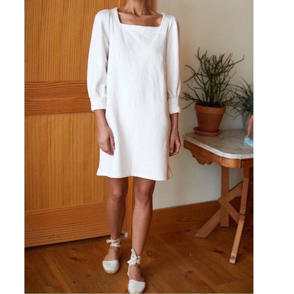 Emerson Fry Organic Cotton Square neck dress